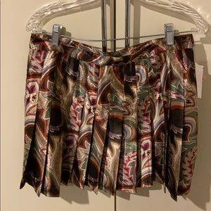 Paisley Mini Skirt - Multicolor